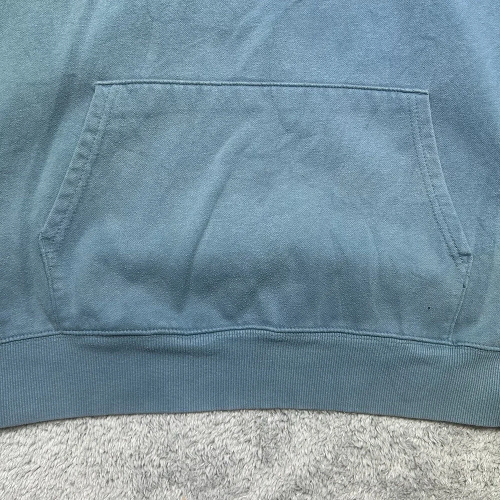 The North Face Half Dome Hoodie Mens‎ XL Blue Pullover Outdoor *PAINT SPOTS